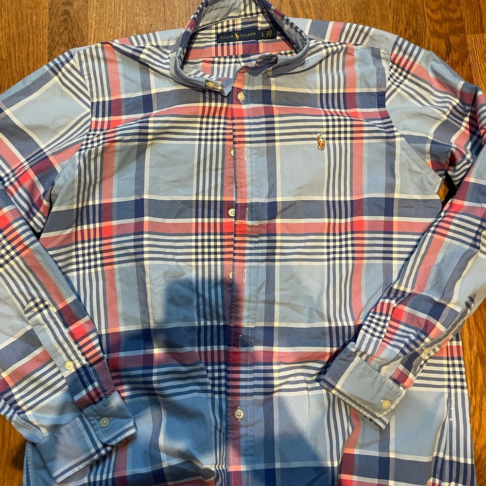 Patterned Polo Button-down shirt